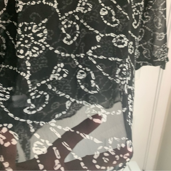 Susan Graver Sheer Swimsuit Tunic Coverup - Picture 7 of 8